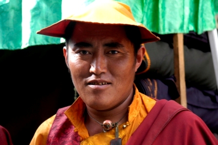 Monk from the Yellow Hat school
