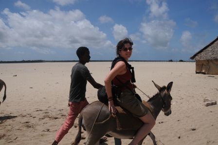 An exhausting day walking for hours, except for a 5-minute donkey ride. I had to try it!